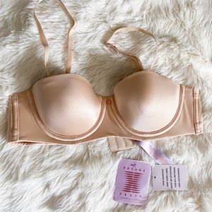 Nude convertible strapless Savage Fenty bra